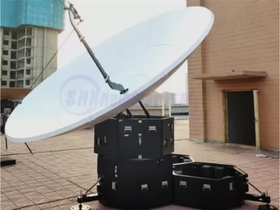 3.7m carbon fiber transportable antenna